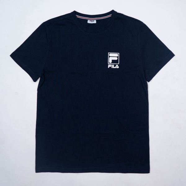 Fila Rory Men's T-Shirts - Navy,NZ 319-78416